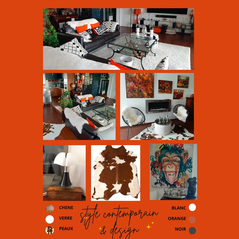 STYLE-CONTEMPORAIN Moodboard Contemporain par Ardecor'home