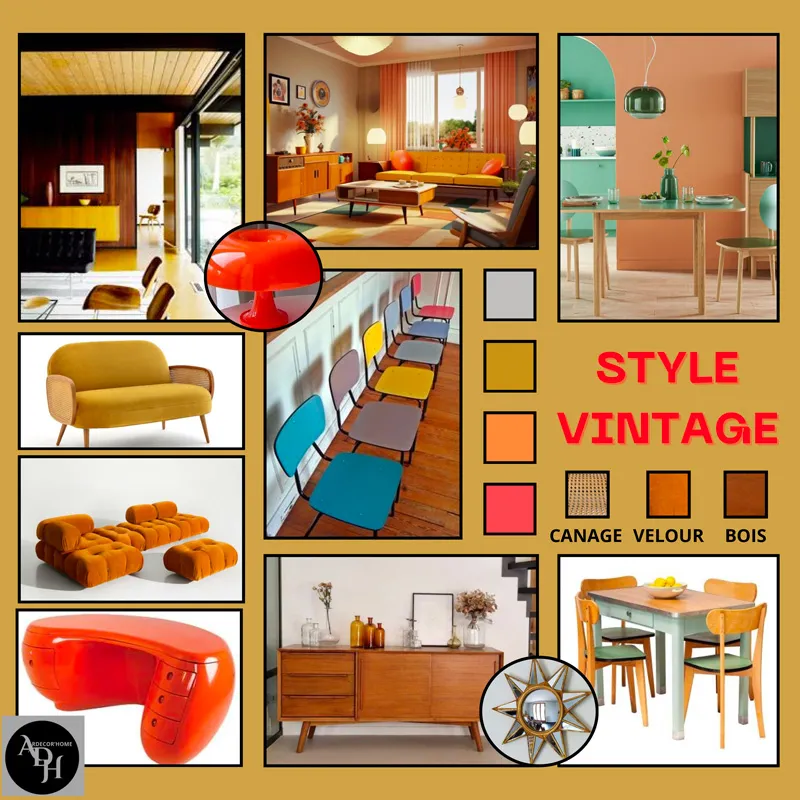 VINTAGE Moodboard vintage par Ardecor'home